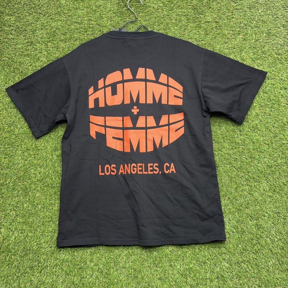 Homme + Femme Los Angeles Shirt Mens Small "Money Sex Respect" Graphic y2k NWT